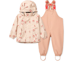 Liewood Regen-Set "Manu" | Butterfly / Apple blossom