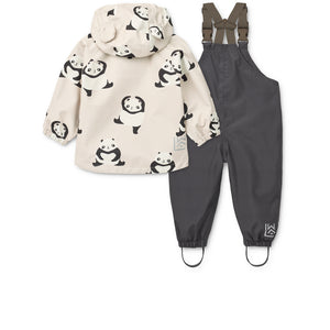Liewood Regen-Set "Manu" | Panda / Sandy