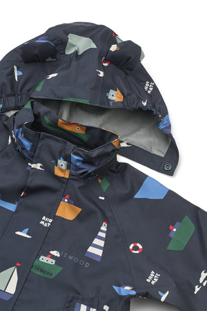 Liewood Regen-Set "Manu" | Sailing / Classic navy