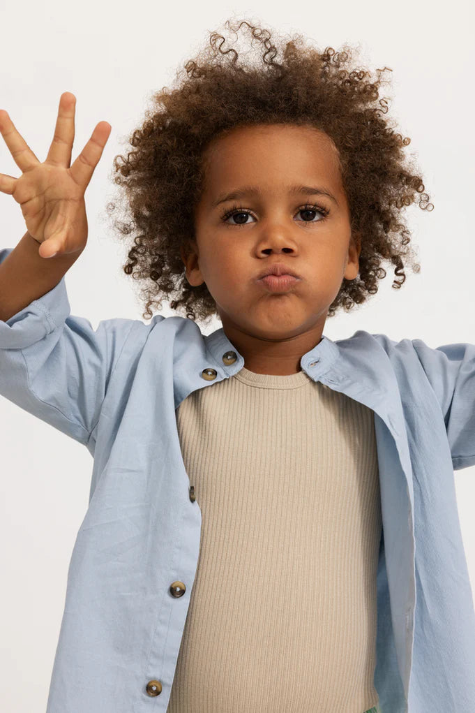 MarMar Copenhagen Kurzarm Shirt SS - Stone Wall