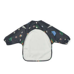 Bavoir à manches Liewood "Merle" | Sailing / Classic navy