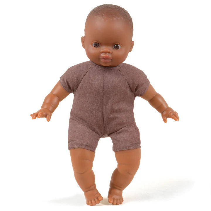 Minikane Baby-Puppe "Oskar" mit Stoffkörper 28cm