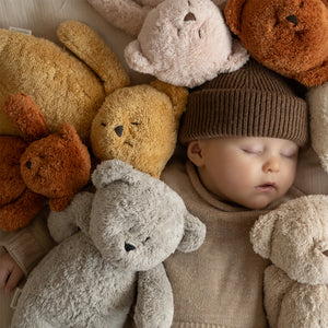 Moonie Teddy Bear with Light 2.0 "Organic Humming Bear" | Cappuccino