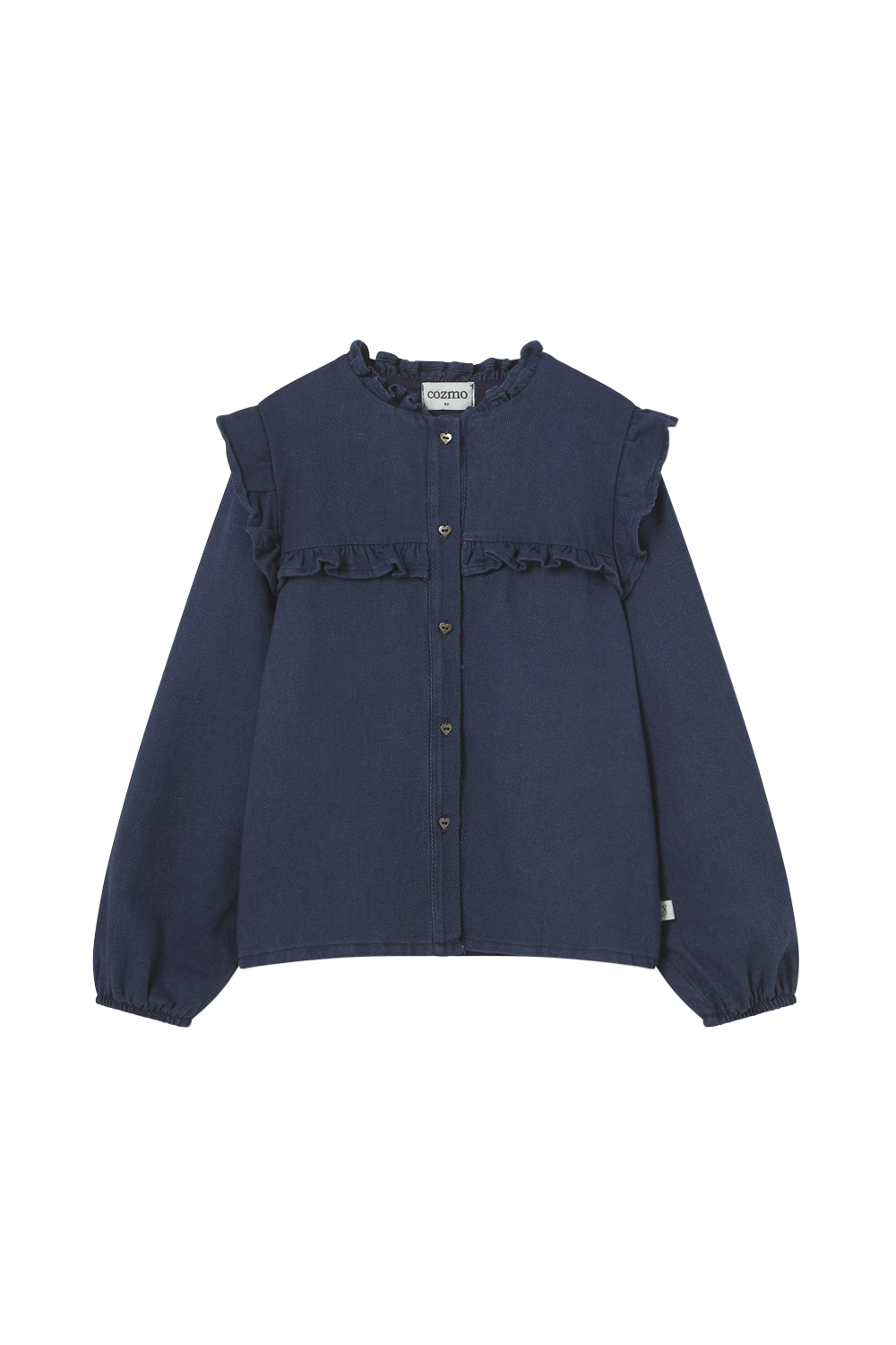 Cozmo Jeans Bluse "Nicole" | Denim