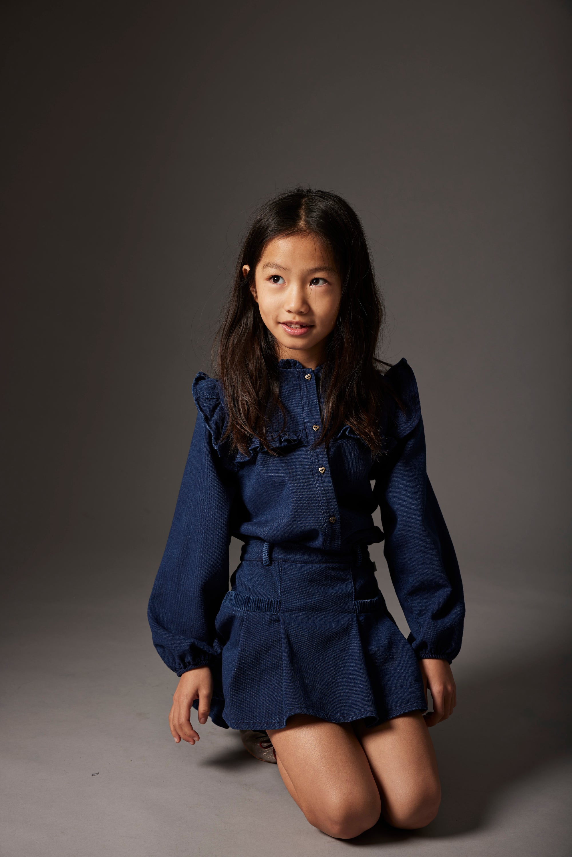 Cozmo Jeans Bluse "Nicole" | Denim