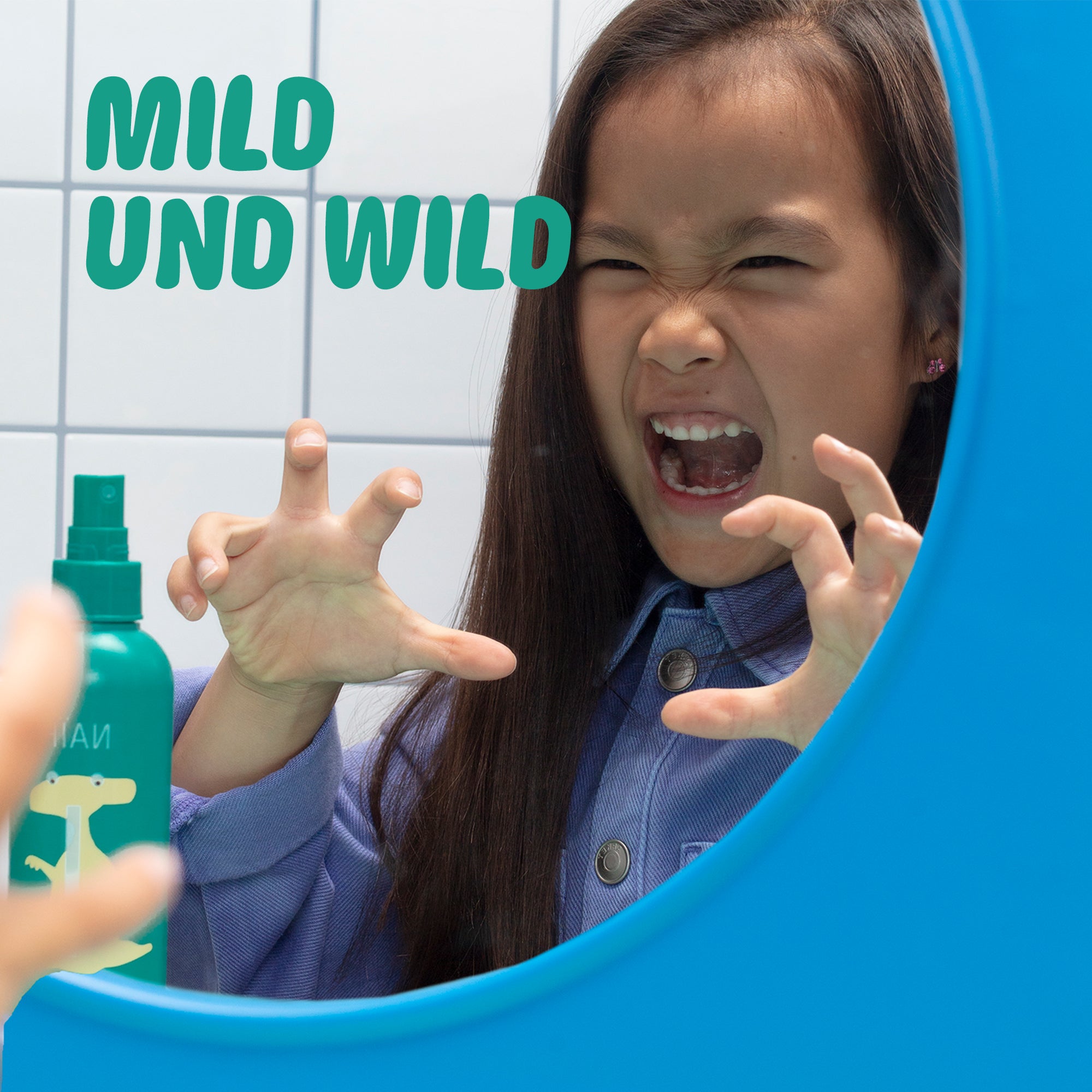 Naïf Kids Detangling Spray – Entwirrspray fuer Kinderhaare in 200-ml-Flasche, vegan und dermatologisch getestet.
