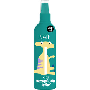 Naïf Kids Detangling Spray – Entwirrspray fuer Kinderhaare in 200-ml-Flasche, vegan und dermatologisch getestet.