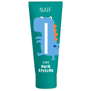 Naïf Kids Hair Styling Gel – mildes Haargel fuer Kinder in 75-ml-Tube, vegan und dermatologisch getestet.