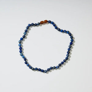 Nirrimis Bernsteinkette "Lapislazuli" Kids