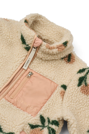 Liewood Fleecejacke "Nolan" | Peach / Sea shell