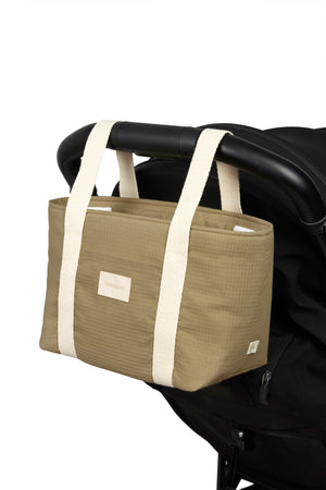 Nobodinoz Wasserfester Kinderwagen Organizer "Opera" Olive Green