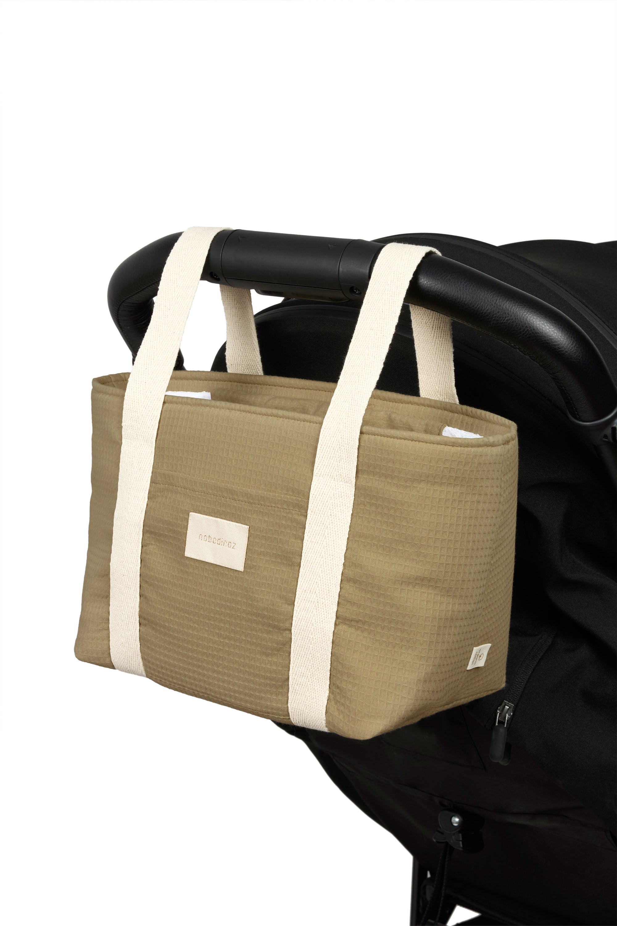 Nobodinoz Wasserfester Kinderwagen Organizer "Opera" Olive Green