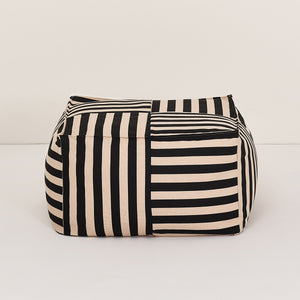 Nobodinoz Sitzsack Otto | Black Sand Stripes