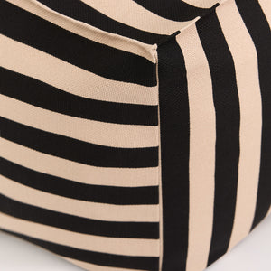 Nobodinoz Sitzsack Otto | Black Sand Stripes
