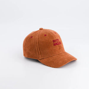Chamaye Cord-Cap "Petit/Grand Amour" | Caramel