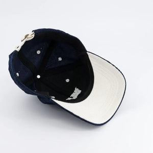 Chamaye Cord-Cap “Take it Easy” | Marienblau