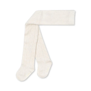Konges Sløjd Collants "Pointelle" | Écru