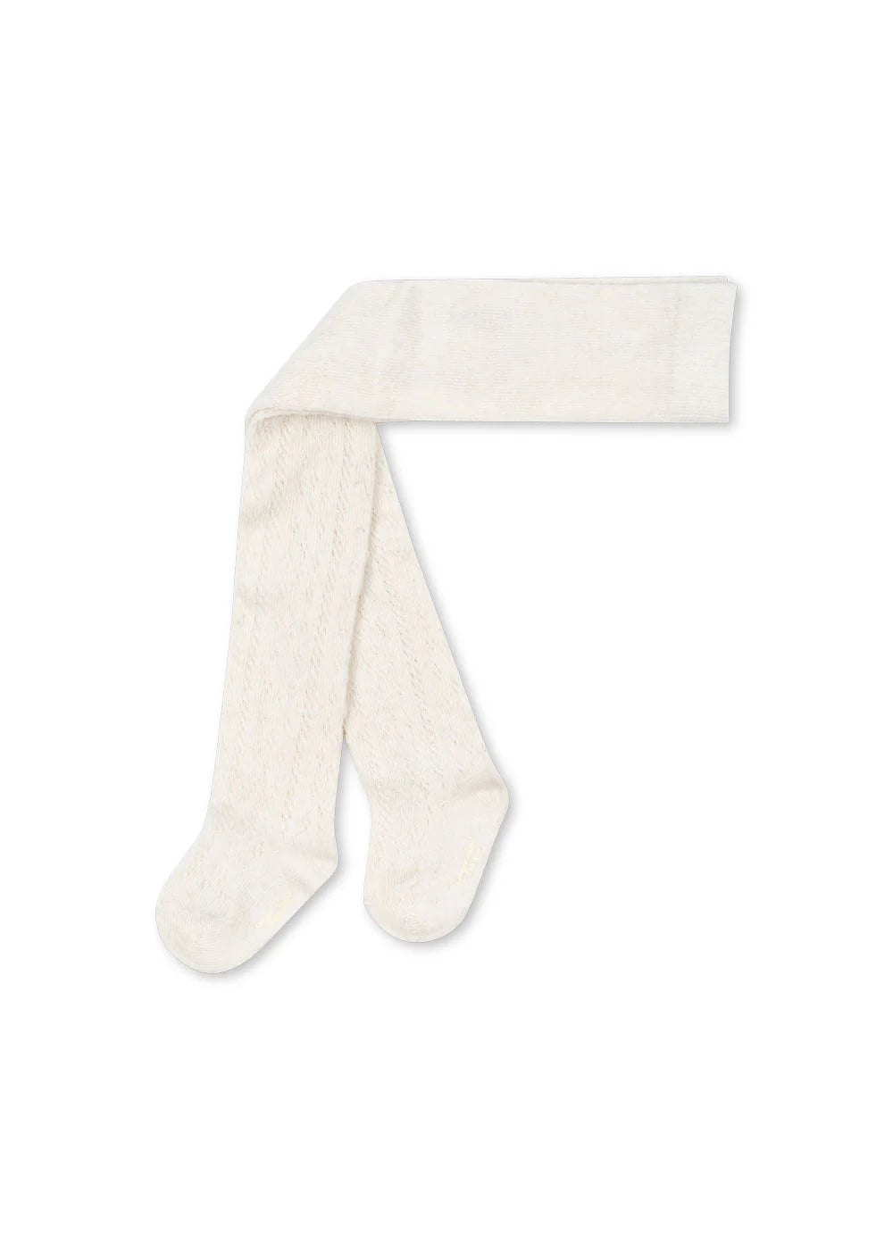Konges Sløjd Strumpfhosen "Pointelle" | Off White