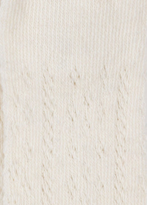 Konges Sløjd Strumpfhosen "Pointelle" | Off White