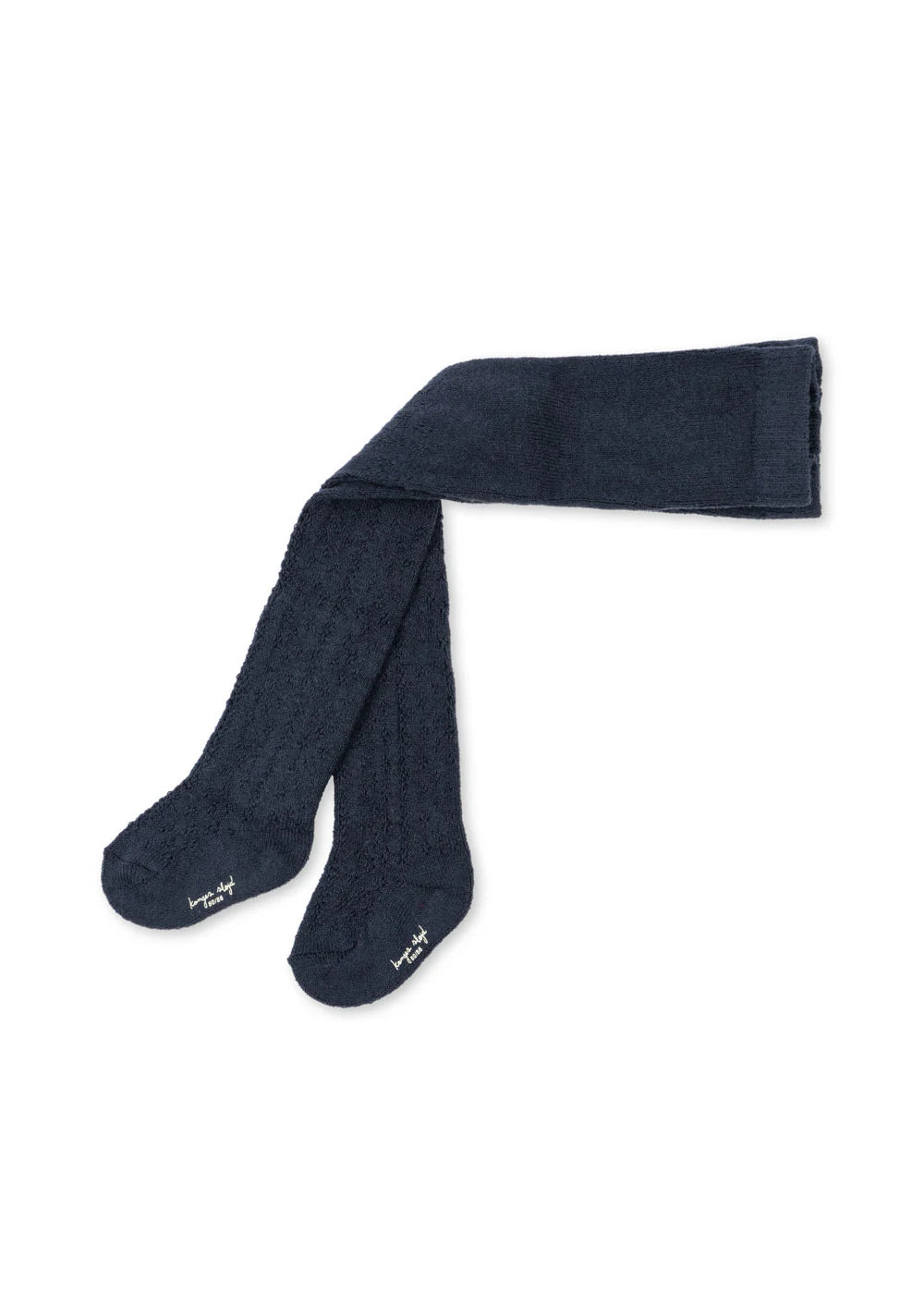 Konges Sløjd Strumpfhosen "Pointelle" | Navy