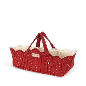 Konges Sløjd Porte-bébé pour poupée | Fraise à pois