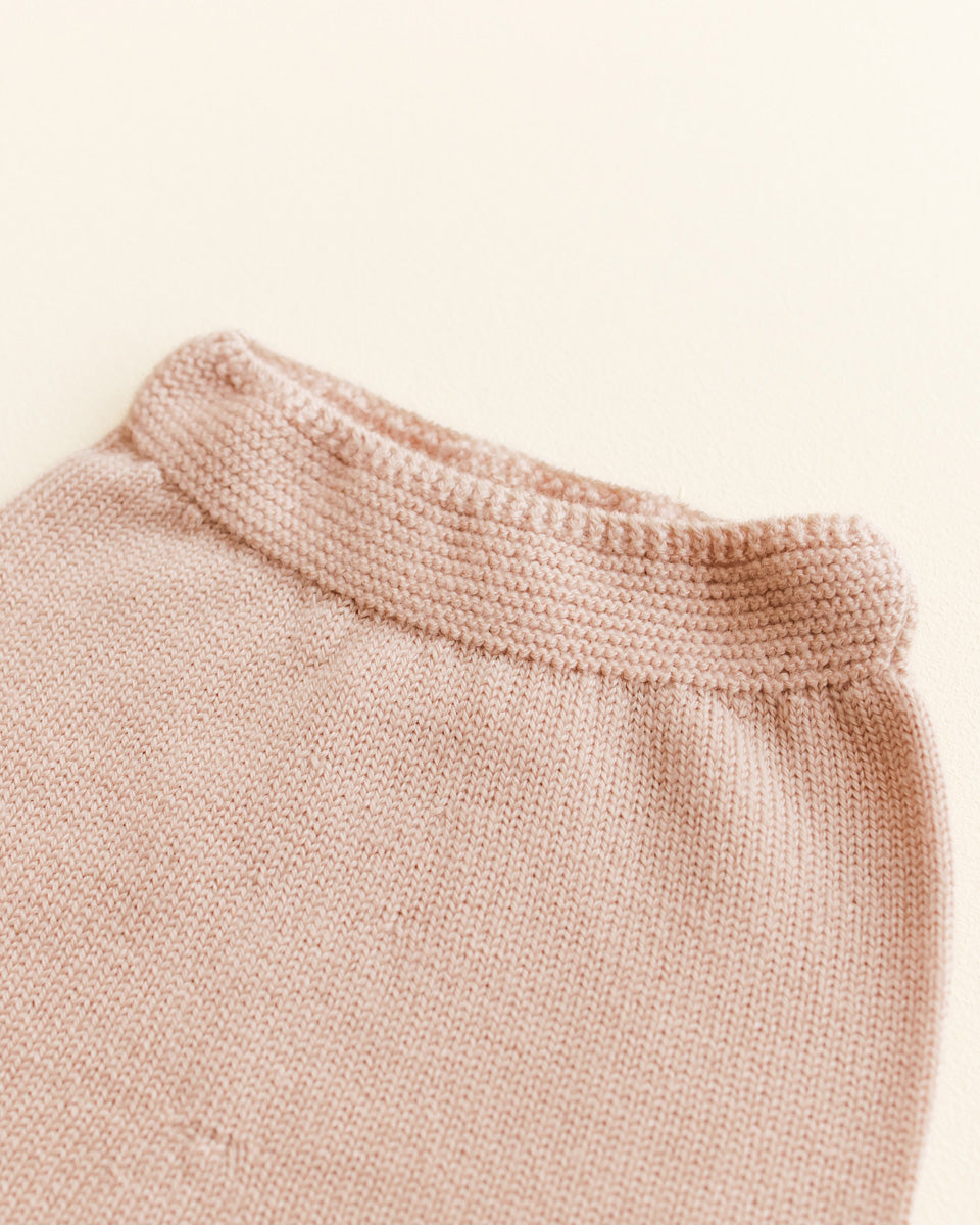 Hvid Baby Strickhose "Guido" Apricot