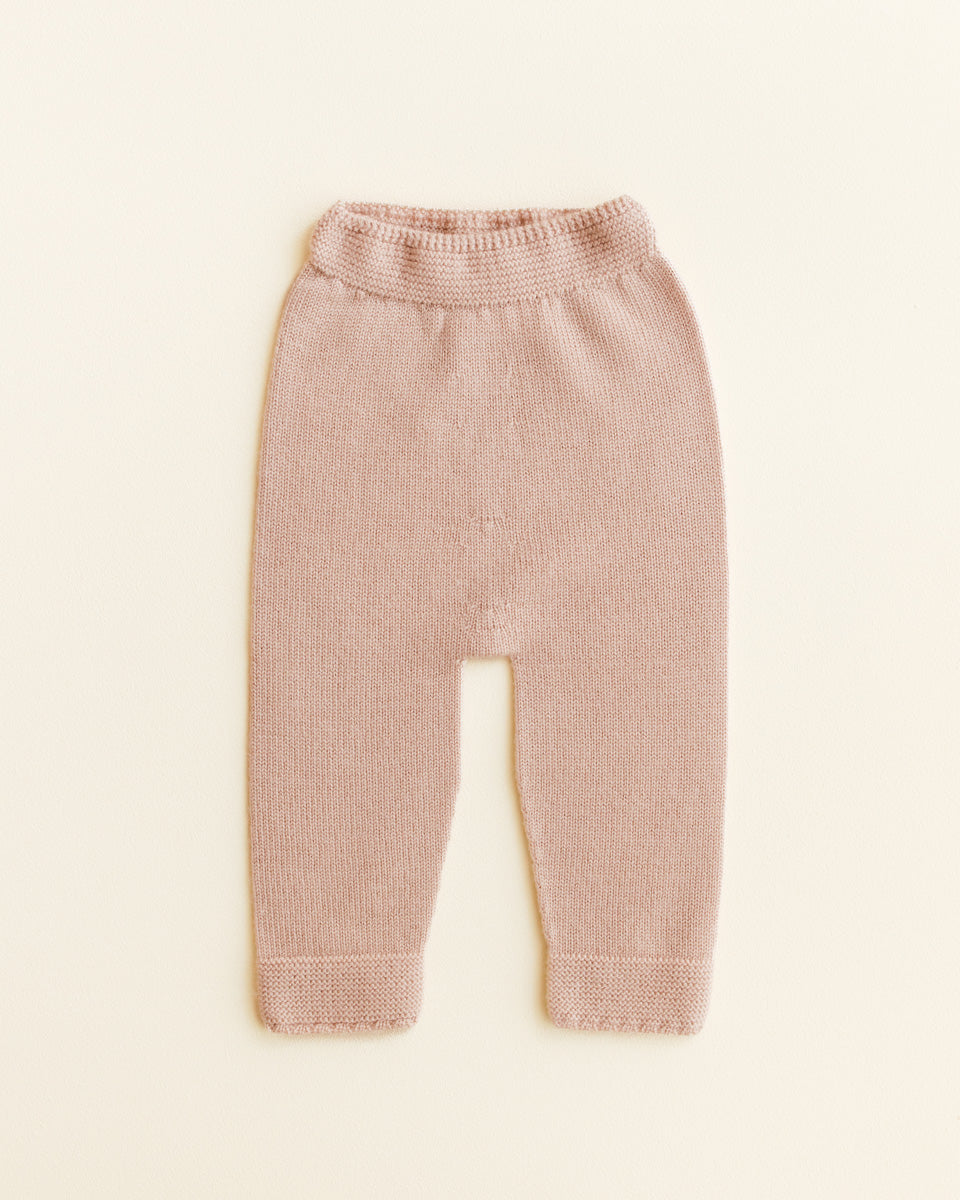 Hvid Baby Strickhose "Guido" Apricot