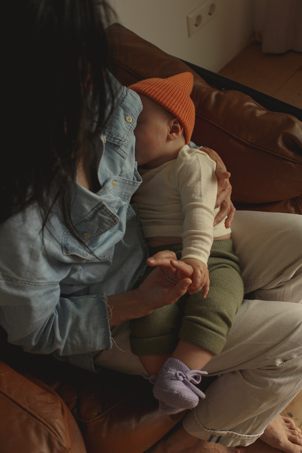 Hvid Baby Strickhose "Guido" Artichoke