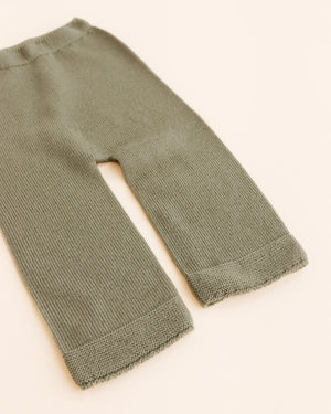 Hvid Baby Strickhose "Guido" Artichoke