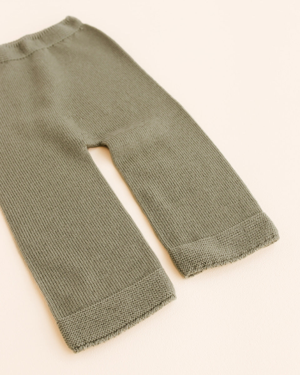 Hvid Baby Strickhose "Guido" Artichoke