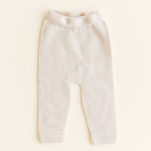 Hvid Baby Strickhose "Guido" Creme