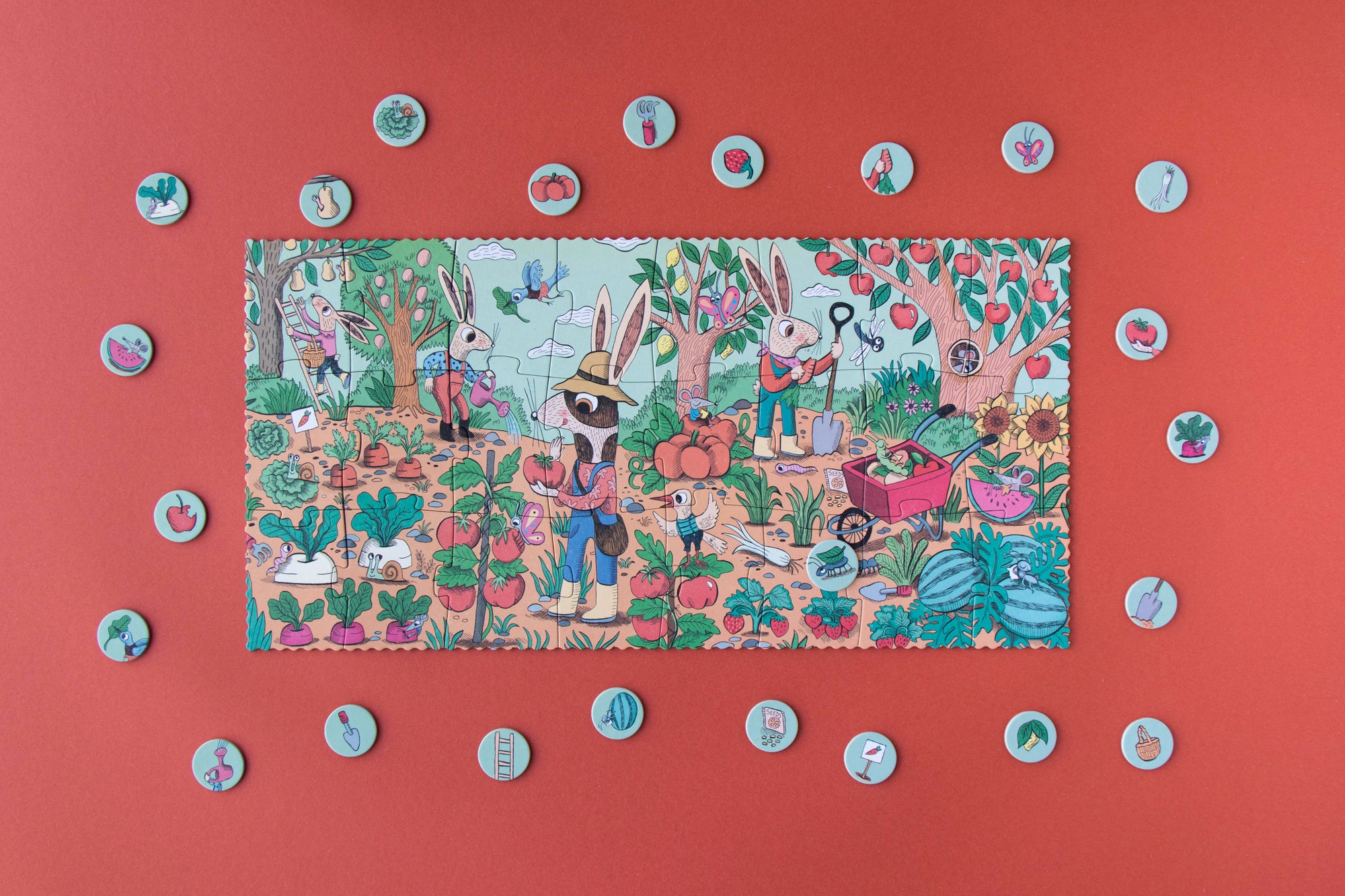 Londji Puzzle "Rabbit's Garden"