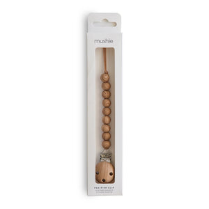 Attache-tétine Mushie | Hera Faux Bois