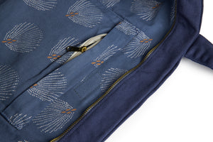 Nobodinoz Maxi Bag "Paris-Tokyo Cobalt"