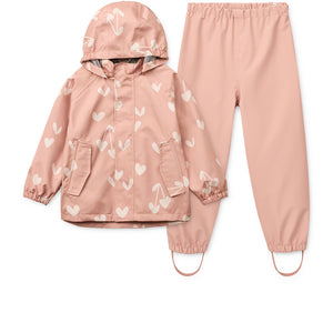 Ensemble de pluie Liewood « Pedia » | Sweethearts / Pale tuscany