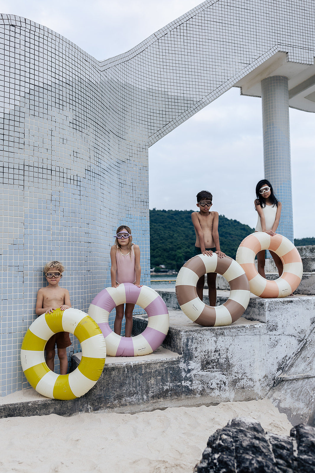 Petites Pommes Schwimmring Anna | Braun 60cm