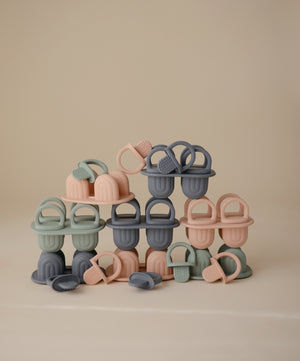 Mushie Kinder-Eisformen | Cambridge Blue
