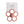 Mushie Anneau de dentition hochet « Daisy » | Faded Denim