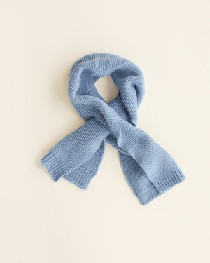 Hvid Schal "Ivo" Light Blue