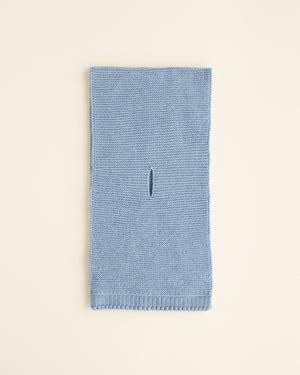 Hvid Schal "Ivo" Light Blue