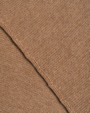 Hvid Dreieckstuch Merinowolle "Josephina" | Mocha
