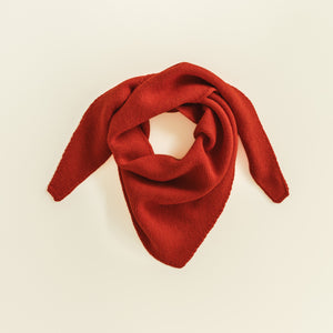 Hvid Dreieckstuch "Josephina" Red
