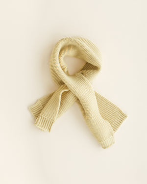 Hvid Schal "Ivo" Light Yellow