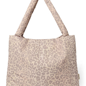 Studio Noos Puffy Mom Bag | Beige Leopard