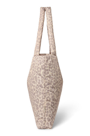 Studio Noos Puffy Mom Bag | Beige Leopard