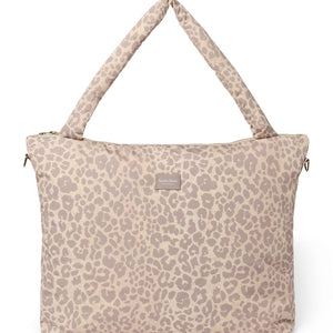 Studio Noos Puffy Sac à Langer | Léopard Beige