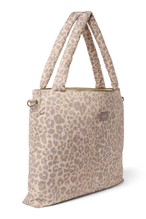 Studio Noos Puffy Sac à Langer | Léopard Beige