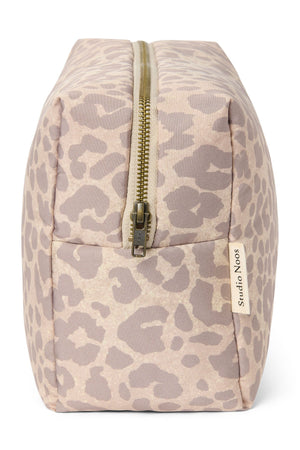 Studio Noos Puffy Kosmetiktasche | Beige Leopard