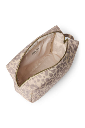 Studio Noos Puffy Kosmetiktasche | Beige Leopard