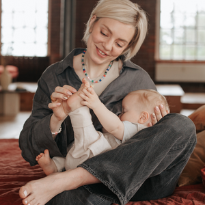 emma & noah Schlafsack mit Füssen aus Leinen 0.5 TOG | Essential Beige